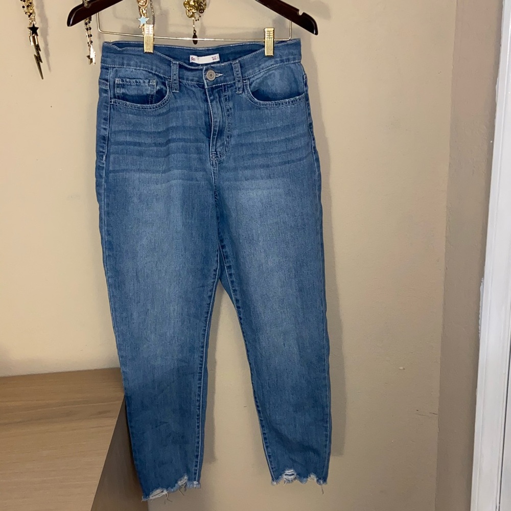 High rise mom jeans